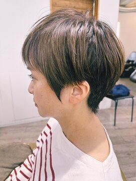 コンパクトショート/グレーブラウン