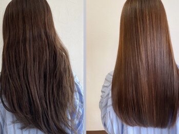 コットン 松本店(Cotton)の写真/【こいぬストレートとは?】 髪質改善強化サロンだからこそのストレートとは・・・cottonにお任せ下さい*