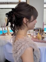 モナザスカイ 栄(MONA the SKY) 【MONA】お呼ばれヘア/お団子アレンジ/ゆるふわヘア/シニヨン