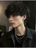 171. 波巻きツイストスパイラル/メンズミディ