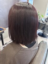 リラージュヘア(relaxu hair) ピンクブラウンカラー