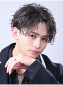 耳かけ緩なみセンターパート