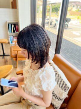 ヘアーブランドジン ティアラ(HAIR BRAND Jin Tiara) ハッシュカット×アプトグロストリートメント【#松山美容室】