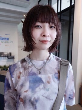 ラパンセノアール(LA PENSEE NOIR) 顔周りレイヤーボブ