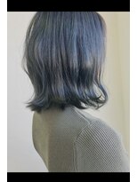 タブー(TABOO)&nbsp;[店長]ディープブルー　　切りっぱなし　ボブ