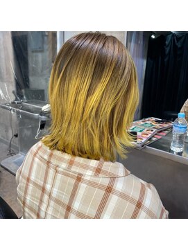 インク 渋谷(INK.) ボブ/フェザーバング/大人かわいい/グラデハイライト[渋谷]