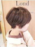 浦和ショートヘアショートカット韓国白髪ぼかし白髪染めボブ