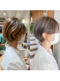 天王寺ショートボブ