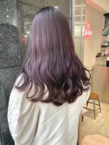 アジールヘア 赤羽駅南口店(agir hair)&nbsp;大人可愛いラベンダーグレージュ１０代２０代パープルカラー