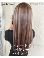 ガルボ ヘアー(garbo hair)&nbsp;#オススメ#人気#ハイライト#ブリーチ#ケアブリーチ#ロングヘアー