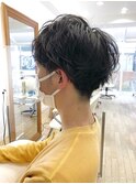 MEN'S HAIR  センターパート　サイドパート　韓国マッシュ