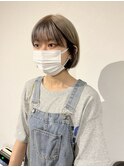 CAF FUKO/ホワイトベージュ/インナーカラーボブ/大阪/心斎橋