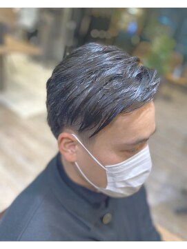 レガロ 北口店(REGALO) ツーブロック刈り上げ×アップバングおしゃれショート/40代50代