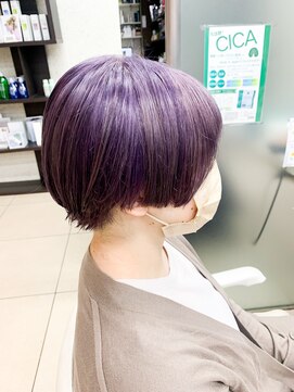 プロデュース 東橋本店(Produce) ハンサムショート×パープルシルバー