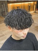 京都メンズパーマ【波巻き】