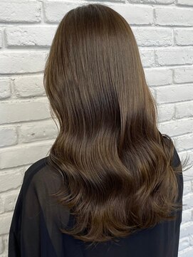 ディフィーノ 青山(DIFINO) 【DIFINO 青山】韓国レイヤー/オリーブブラウン[ビフォーあり!!]