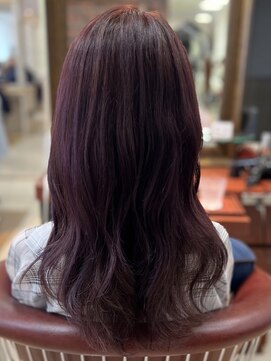 ヘアークリアー 春日部 大人可愛いラベンダーアッシュ/日に当たってもcute/30代40代50代