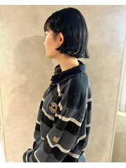 【Ayumi】ボブカット、パッっとボブ、切りっぱなしボブ