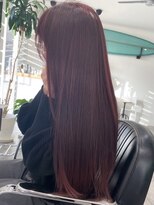 ヘアーメイク チョコ(hair make choco) 大人かわいいブリーチなしピンクカラー