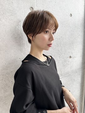 トッカ ヘアアンドトリートメント 難波店 小顔似合わせカット愛されクールショート20代/30代40代50代/難波
