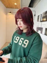 リムレス(LIMLESS)&nbsp;透明感カラーダブルカラーミディアムレイヤー韓国インナーカラー