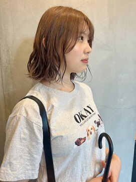 ラヴィズム 長岡店(LUVISM) ミルクティーベージュダブルカラーインナーカラー新潟長岡宮関