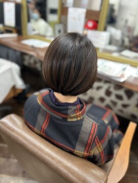 アート(art) ハイライト×グラデーションボブ