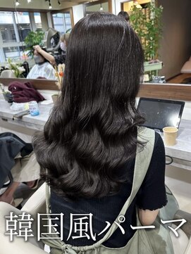 アミー 銀座(Ammy) 祝！コテ卒業！韓国風パーマ/コテ巻き風パーマ/顔まわりレイヤー