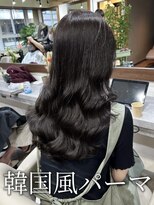 アミー 銀座(Ammy) 祝!コテ卒業!韓国風パーマ/コテ巻き風パーマ/顔まわりレイヤー