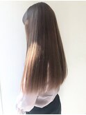 ミルクティーベージュダブルカラーケアブリーチインナーカラー