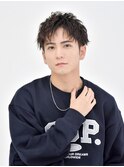 【RAWR】ツイストスパイラルパーマシャドーパーマブルーブラック
