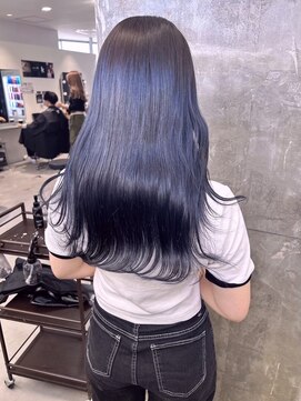 キング(K!ng) 縮毛矯正髪質改善ハイライトレイヤーカット楠葉美容室エクステ