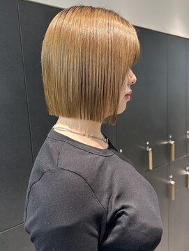ロンドシエル 横浜(Lond ciel) メルティカラー似合わせカットミディアム縮毛矯正ボブ