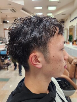 アポロカットステージ 相模大野店 アップバング/ツーブロックマッシュ<理容室>[メンズ/相模大野]