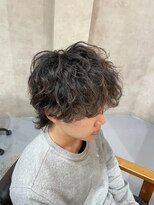 ターフタカサキディエル(TURF TAKASAKI D.L) 【高崎駅/メンズ/パーマ】波巻きウルフ