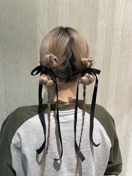 ラック 本厚木店(LUCK) ヘアアレンジ/リボンアレンジ/三つ編みアレンジ