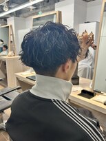 サロンドジョー(salon de joe) メンズカットマッシュショートスパーキーショートセンターパート