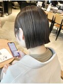 20代30代40代ミニボブショコラアッシュ透明感小顔ブリーチなし