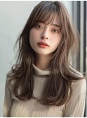 イメチェン　外ハネボブ　美髪　ワイドバング　ホワイトブロンド