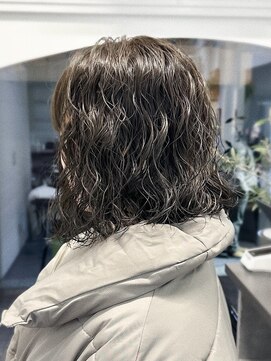 ラレイ ハラジュク(Lalei harajuku) 【白石】ボブパーマ縦落ちスパイラルパーマレディースミディアム