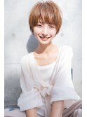＃ホワイトグレージュミニウルフチェリーブラウン
