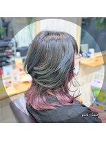 ピヴォヘアー(pivo hair)&nbsp;ウルフレイヤー   インナーカラー  ハイライト