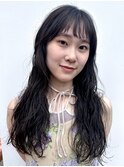 ゆるふわ　ロング　パーマ