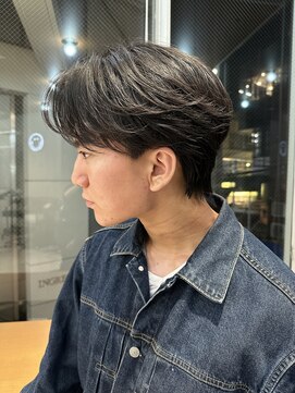 ニコ トウキョウ ヨコハマ(nico) センターパートニュアンスパーマメンズセンターパート