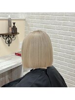 アボックス(abox)&nbsp;ホワイトベージュ/ミルクティー/ホワイト/髪質改善/ケアブリーチ