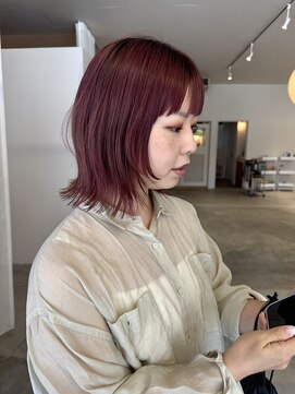 ノイ(noi) レイヤーカット/ブリーチカラー