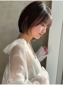 みね.軽めで扱いやすいショートボブ！30代40代50代前下がり新宿