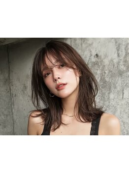 韓国風の顔周りが人気◎[顔周り/前髪カット/レイヤーカット/韓国/ブリーチなしダブルカラー/韓国レイヤー]