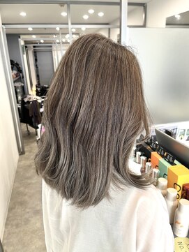 フェイス 札幌麻生店(face) 【ハイライトカラー】グレージュミディアム20代30代から大好評◎