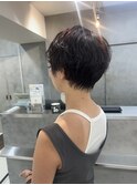 マッシュショート パーマ ショートパーマ